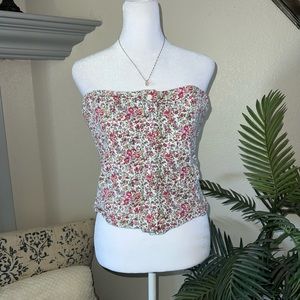 Pretty Cottage Floral Crop Top